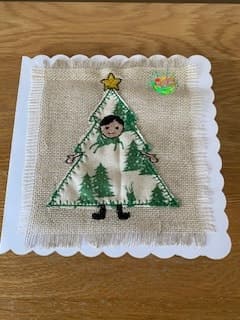 Sweetpea's Handmade Card Collection - Christmas Child Tree
