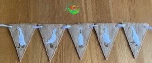 Sweetpea's Handmade Banner Collection - Duck Hessian Banner
