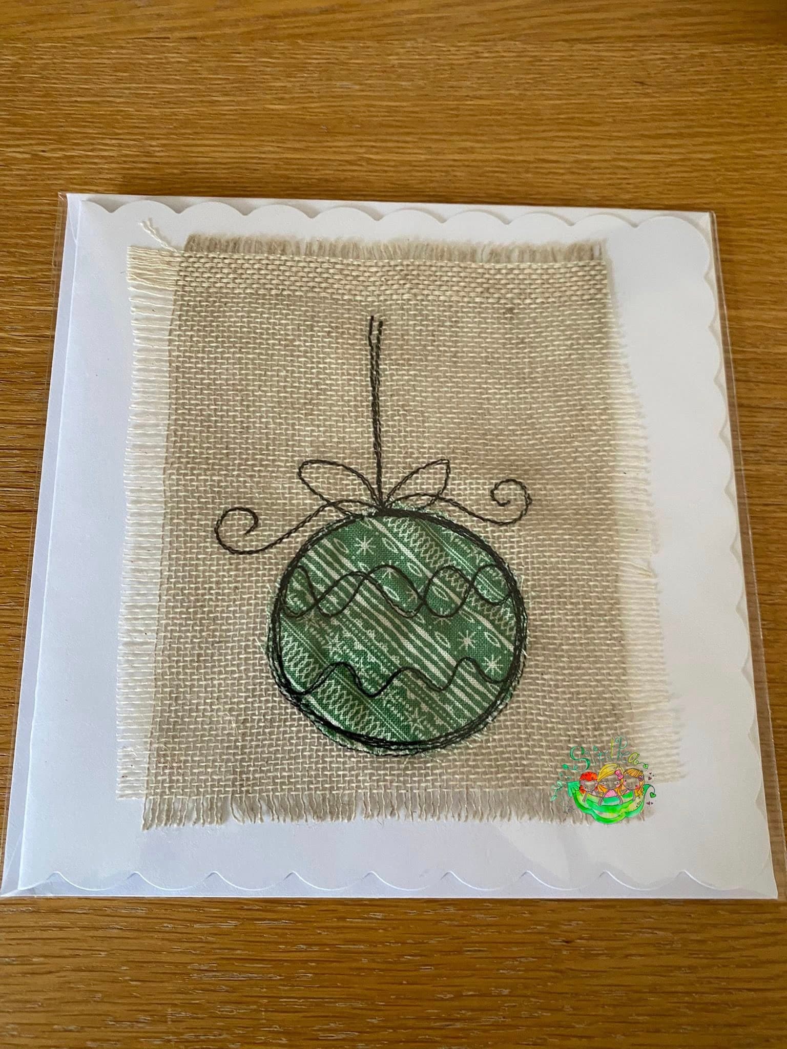 Sweetpea's Handmade Card Collection - Christmas Elegant Bauble