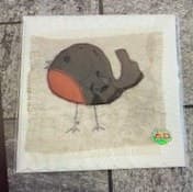 Sweetpea's Handmade Card Collection - Christmas Felt Robin