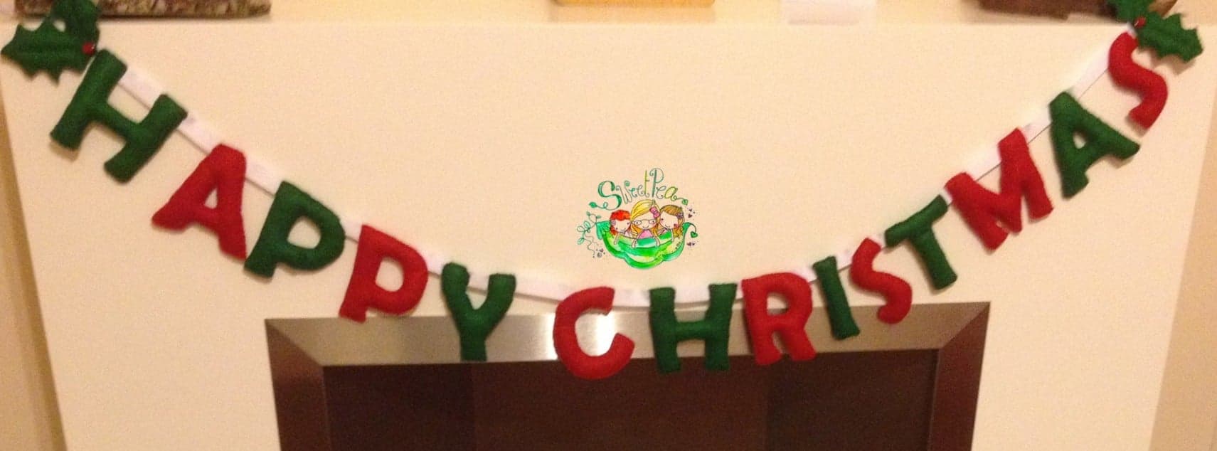 Sweetpea's Handmade Banner Collection - Alphabet Happy Christmas