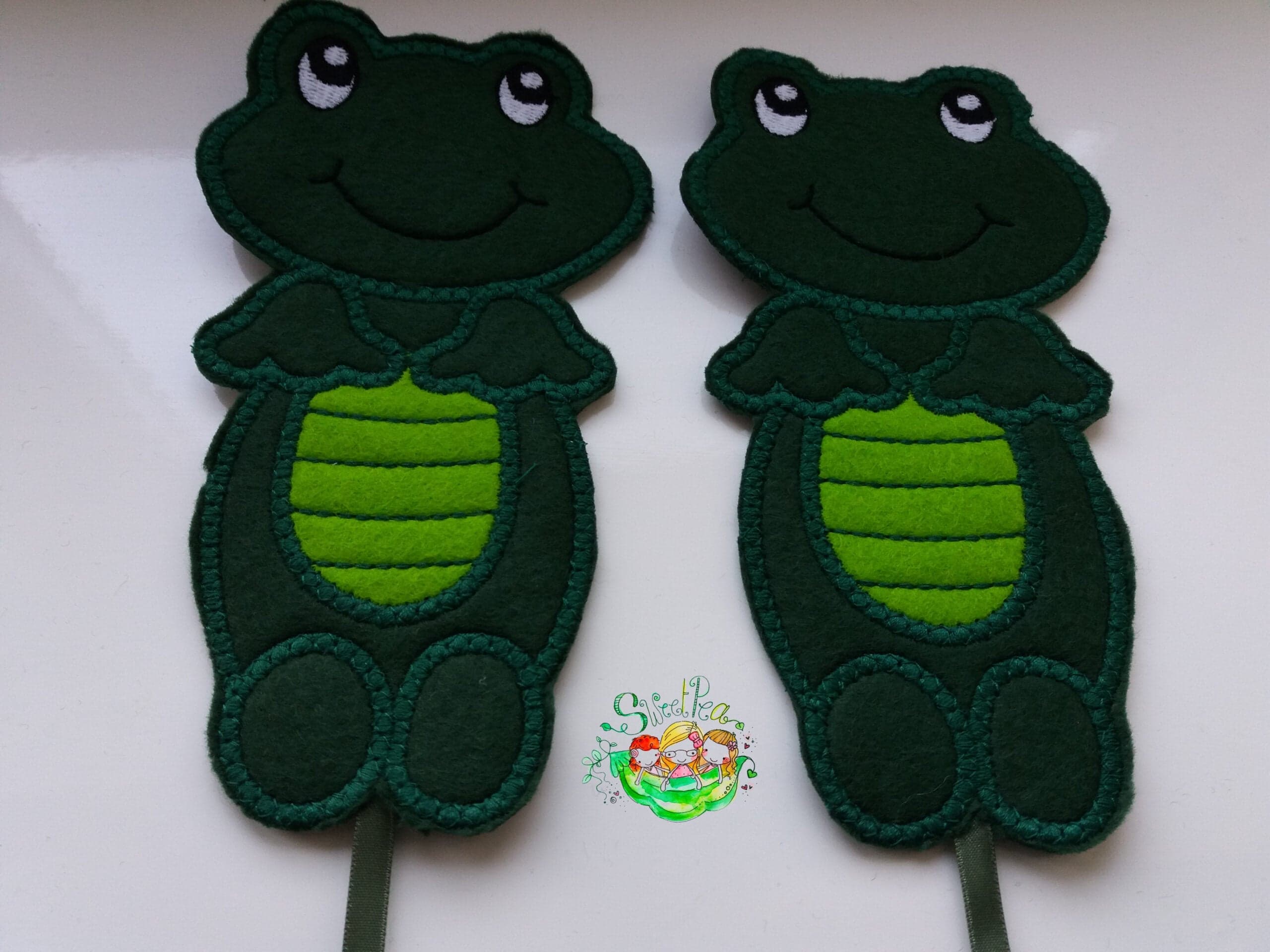 Sweetpea's Handmade Bookmark Collection - Crocodile
