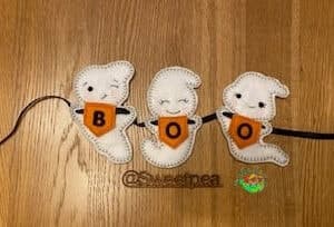Sweetpea's Handmade Banner Collection - Ghost and Boo