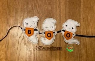 Sweetpea's Handmade Banner Collection - Ghost and Boo