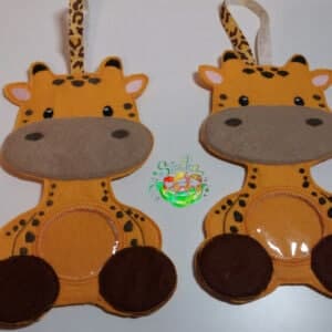 Sweetpea's Handmade Animal Treat Bag Collection - Giraffe