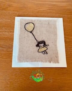 Sweetpea's Handmade Card Collection - Girl with Balloon