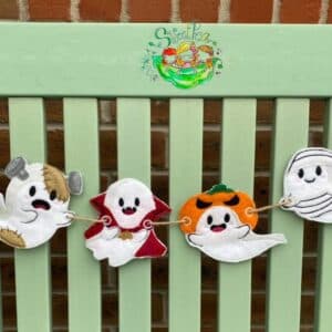 Sweetpea's Handmade Banner Collection - Halloween Spooky Ghost