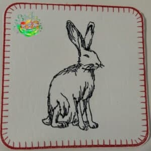 Sweetpea's Handmade Coaster Collection - Hare