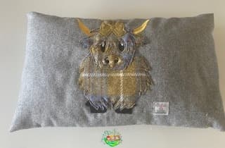 Sweetpea's Handmade Cushion Collection - Highland Cow Heather