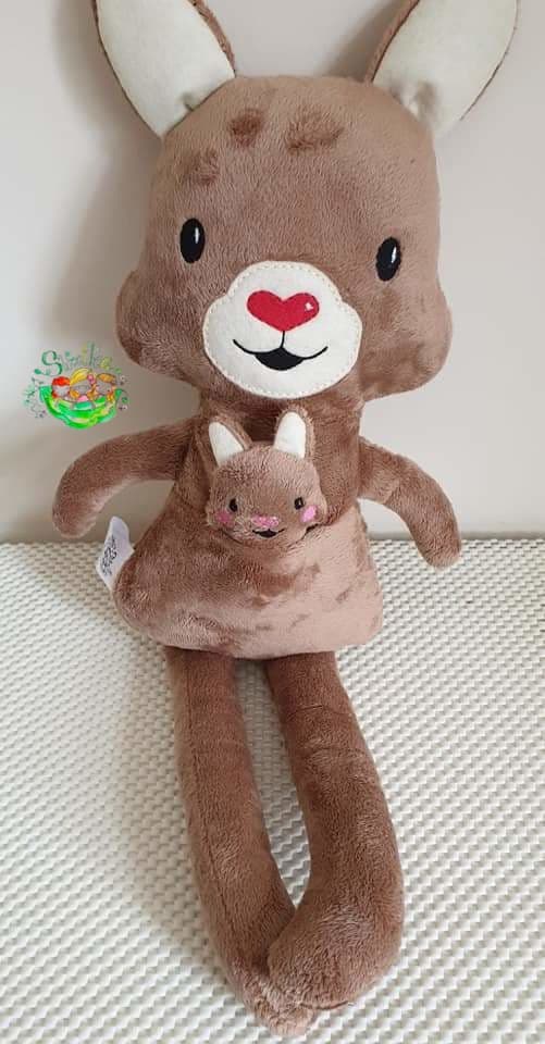 Sweetpea's Handmade Softie Collection - Kangaroo and Joey