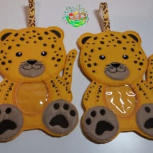 Sweetpea's Handmade Animal Treat Bag Collection - Leopard