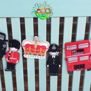 Sweetpea's Handmade Banner Collection - Retro London Icon