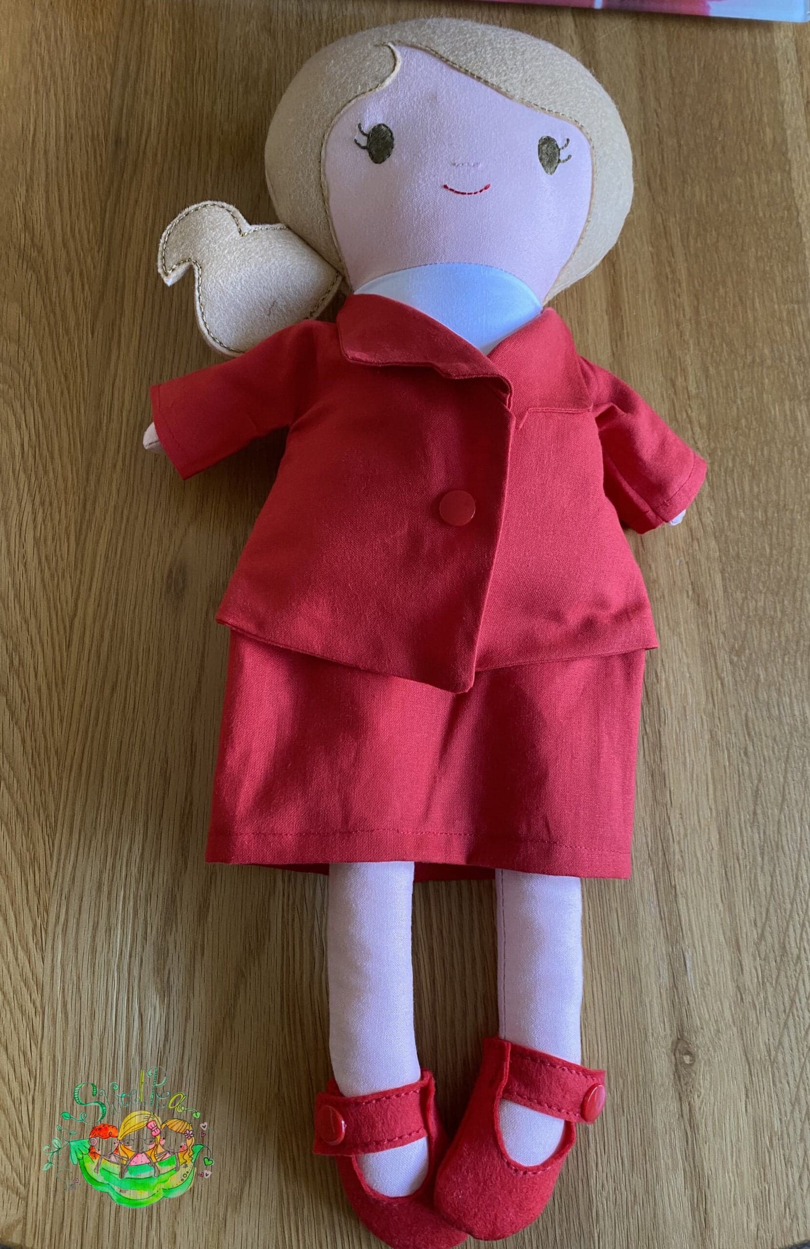 Sweetpea's Handmade Lookalike Doll Collection - Doll Flight Attendant