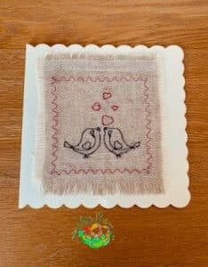 Sweetpea's Handmade Card Collection - Love Birds