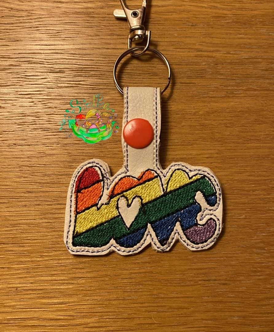 Sweetpea's Handmade Pride Set Key Fob Collection - Love