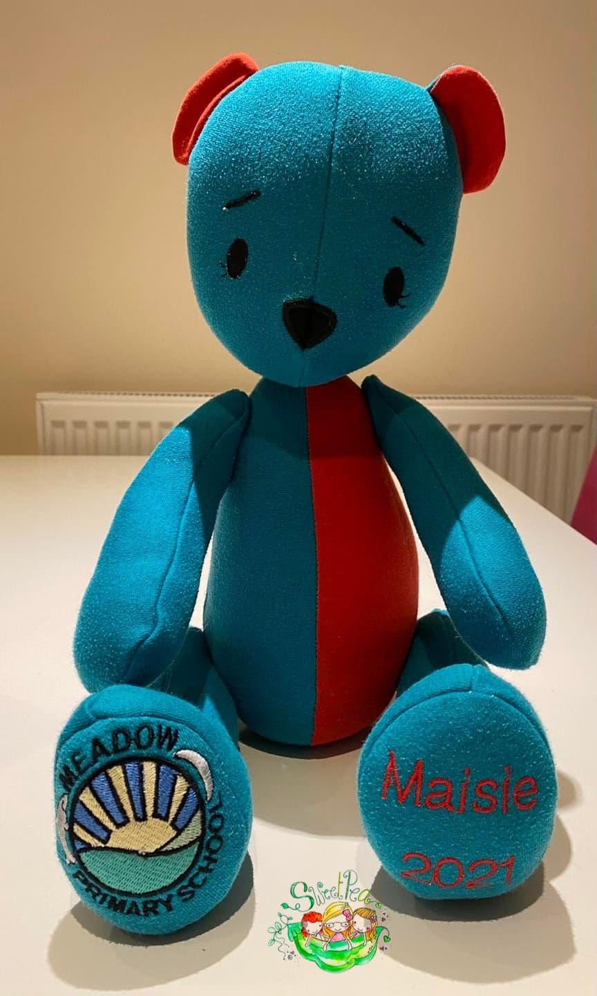 Sweetpea's Handmade Memory Keepsake Collection - School Bear