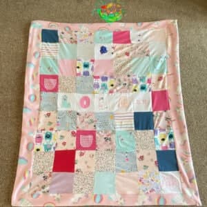 Sweetpea's Handmade Memory Keepsake Collection - Baby Clothes Blanket