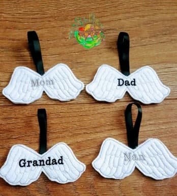 Sweetpea's Handmade Memory Decoration Collection - Angel Wings