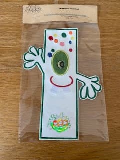 Sweetpea's Handmade Bookmark Collection - Monster