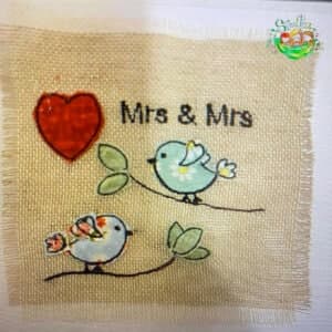 Sweetpea's Handmade Card Collection - Anniversary Mr & Mrs Card