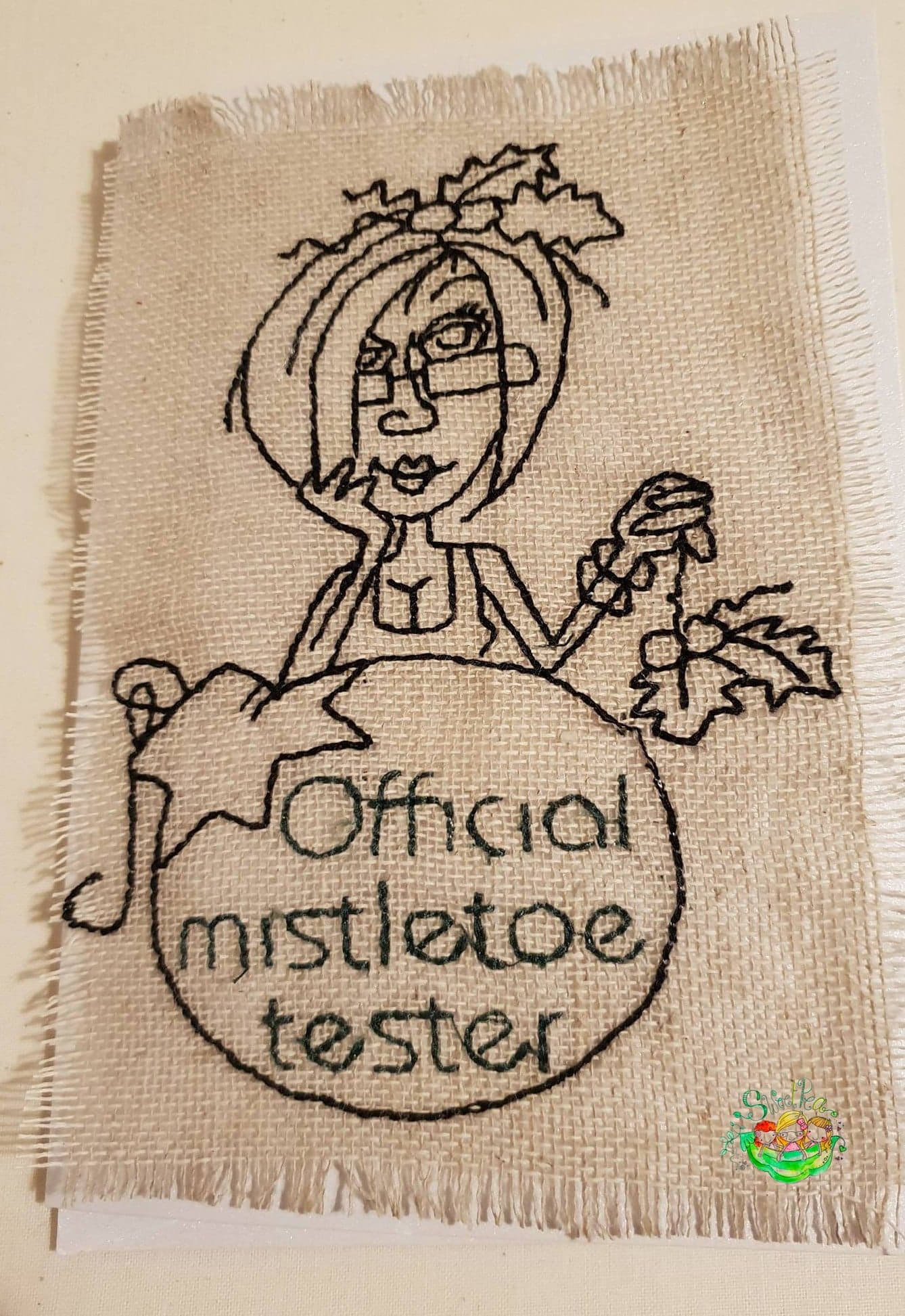 Sweetpea's Handmade Card Collection - Christmas Fun Official Mistletoe Tester