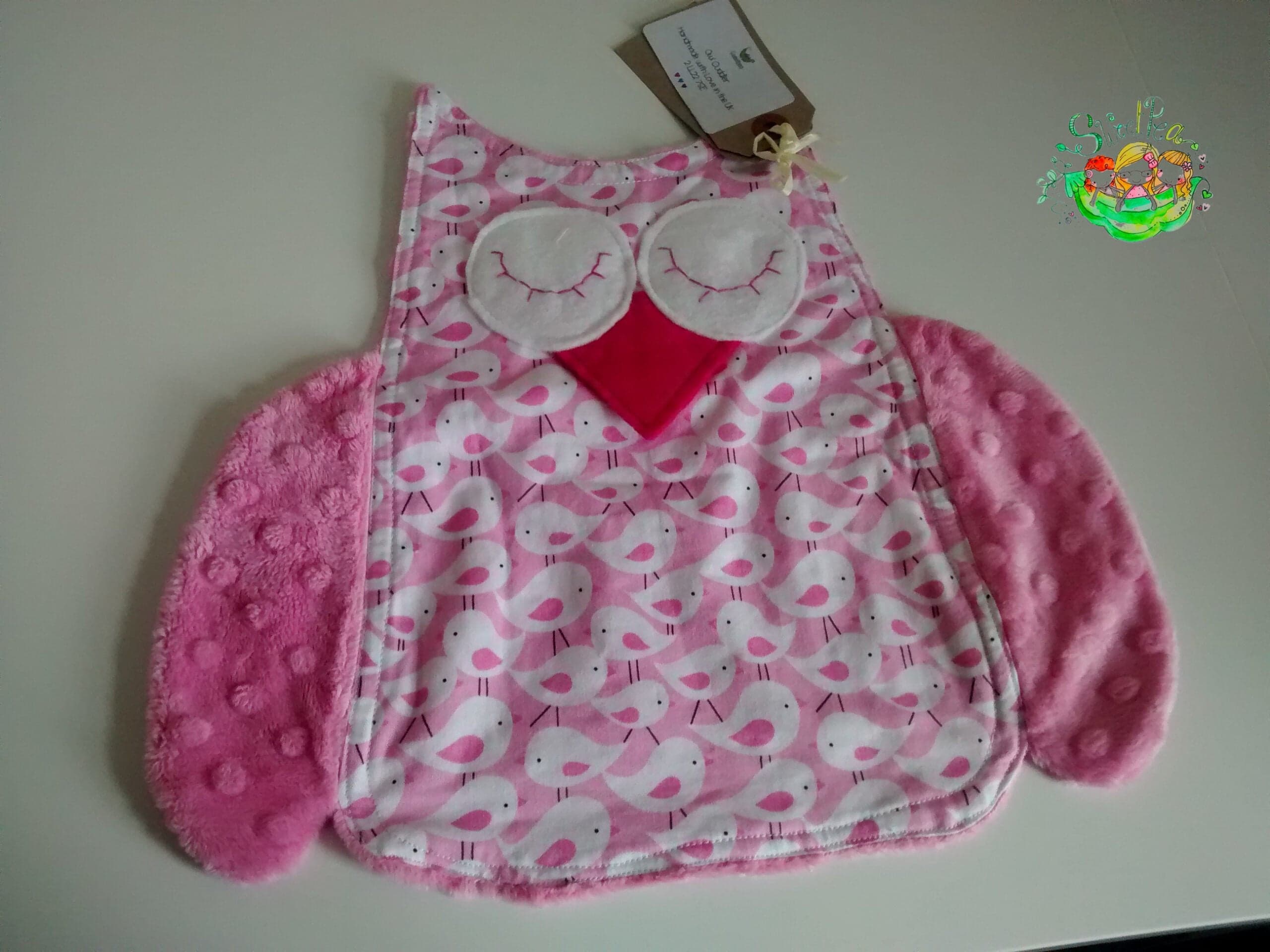 Sweetpea's Handmade Cuddle Blanket Collection - Owl