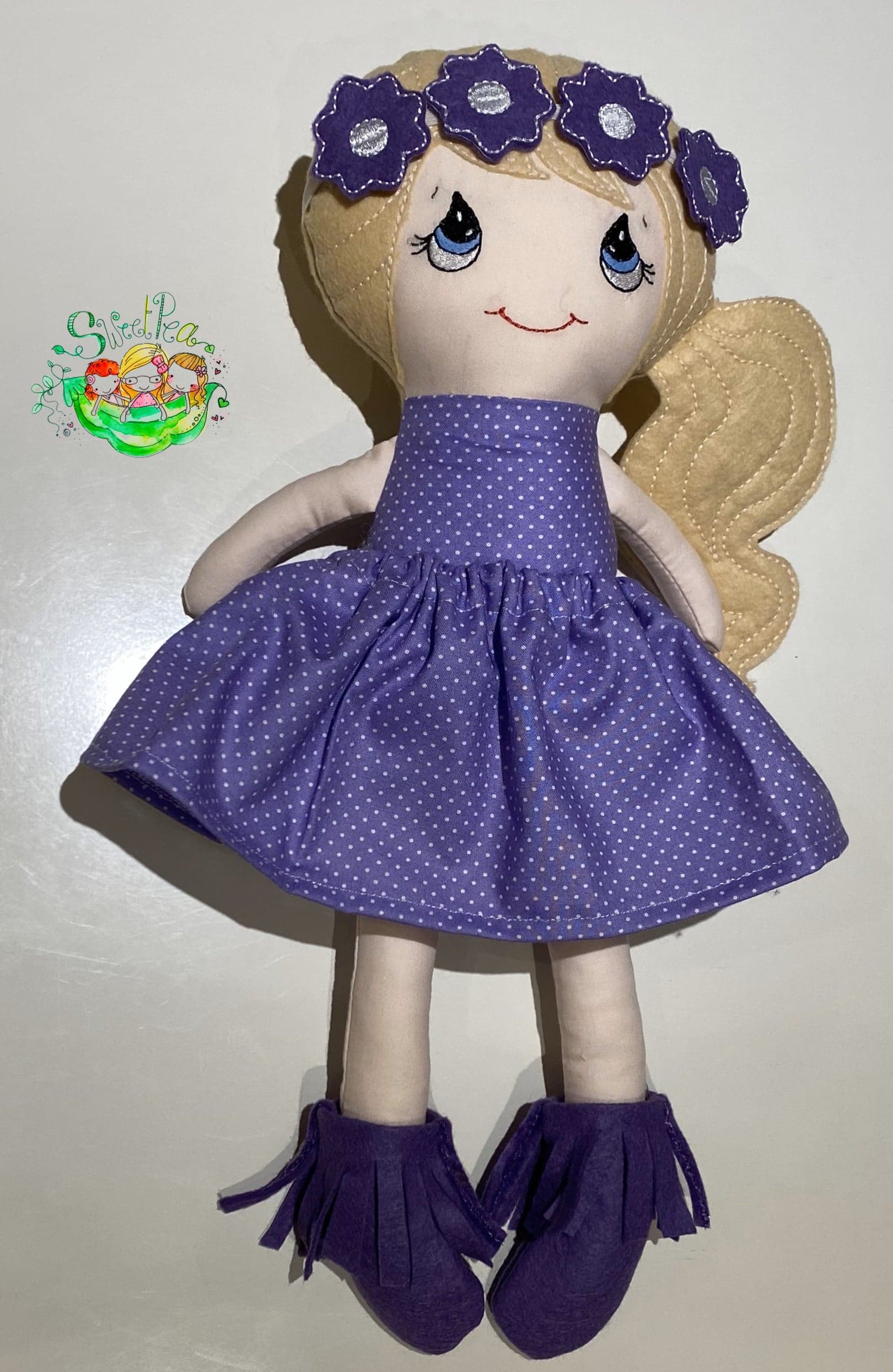 Sweetpea's Handmade Doll Collection - Ponytail Hair and Cutie Eyes