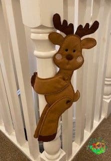 Sweetpea's Handmade Christmas Tie-Back Decoration Collection - Reindeer