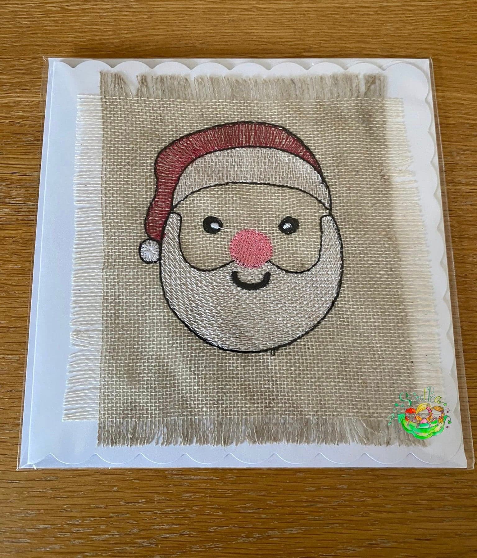 Sweetpea's Handmade Card Collection - Christmas Santa Face