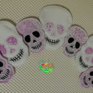 Sweetpea's Handmade Banner Collection - Felt and Fabric Skull