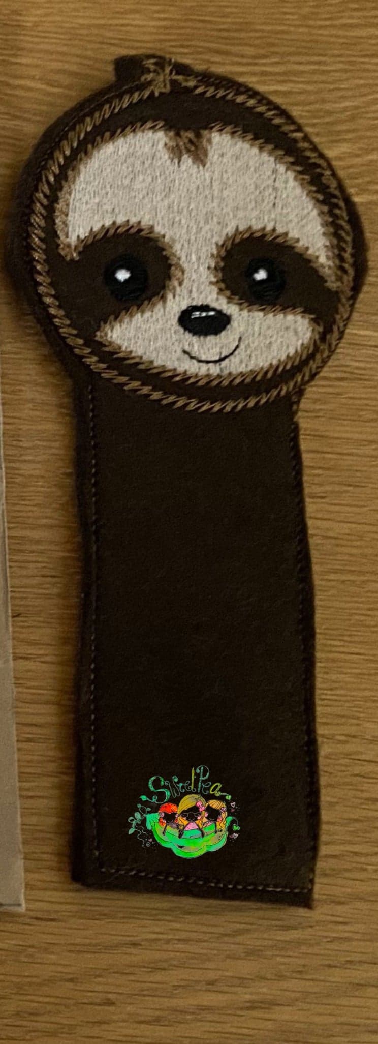 Sweetpea's Handmade Bookmark Collection - Sloth