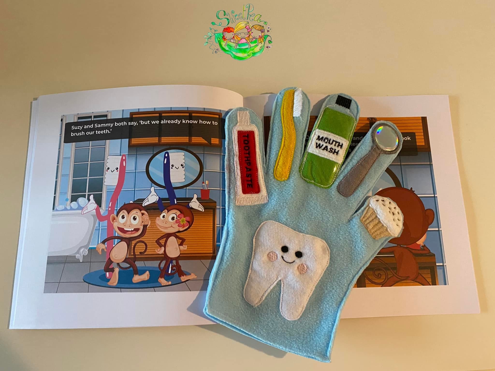 Sweetpea's Handmade Storybook Glove Collection - Toothbrush