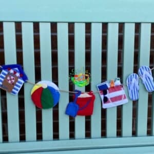 Sweetpea's Handmade Banner Collection - Summer Beach