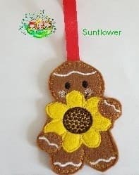 Sweetpea's Handmade Gingerbread Flower Collection - Sunflower