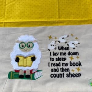Sweetpea's Handmade Reading Cushion Collection - Count Sheep