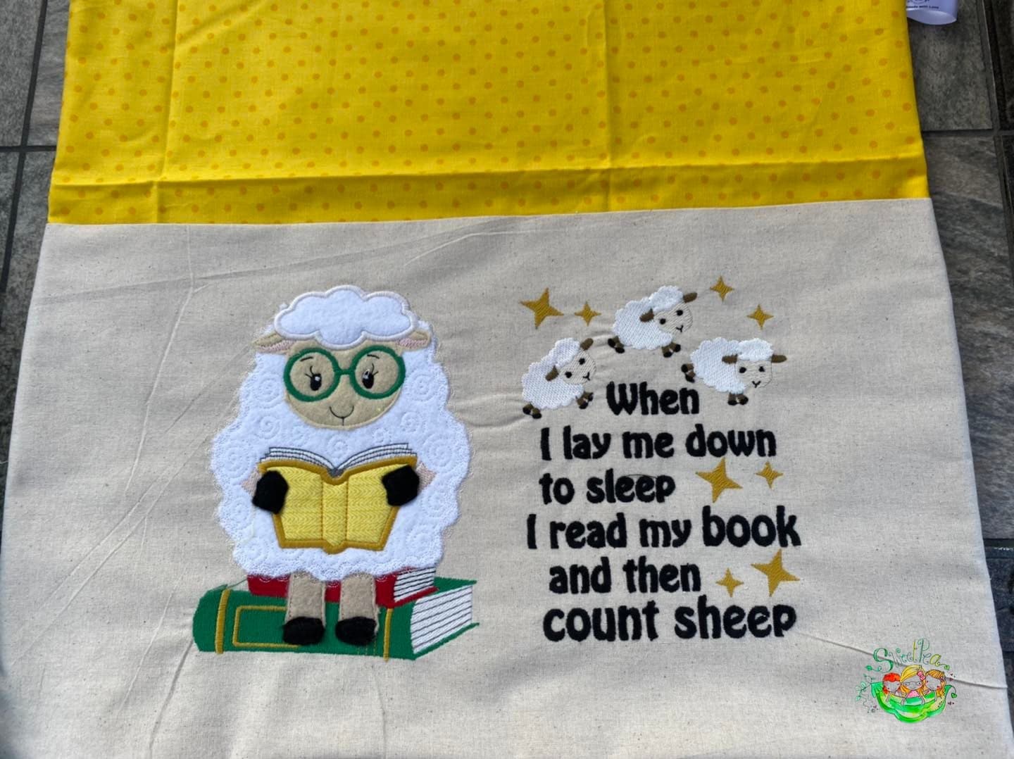 Sweetpea's Handmade Reading Cushion Collection - Count Sheep