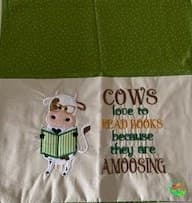 Sweetpea's Handmade Reading Cushion Collection - Cows Amoosing