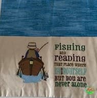 Sweetpea's Handmade Reading Cushion Collection - Gone Fishing