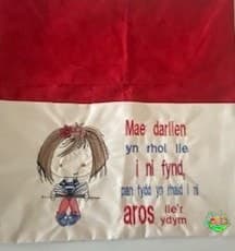Sweetpea's Handmade Reading Cushion Collection - Bookworm Girl Someplace Welsh