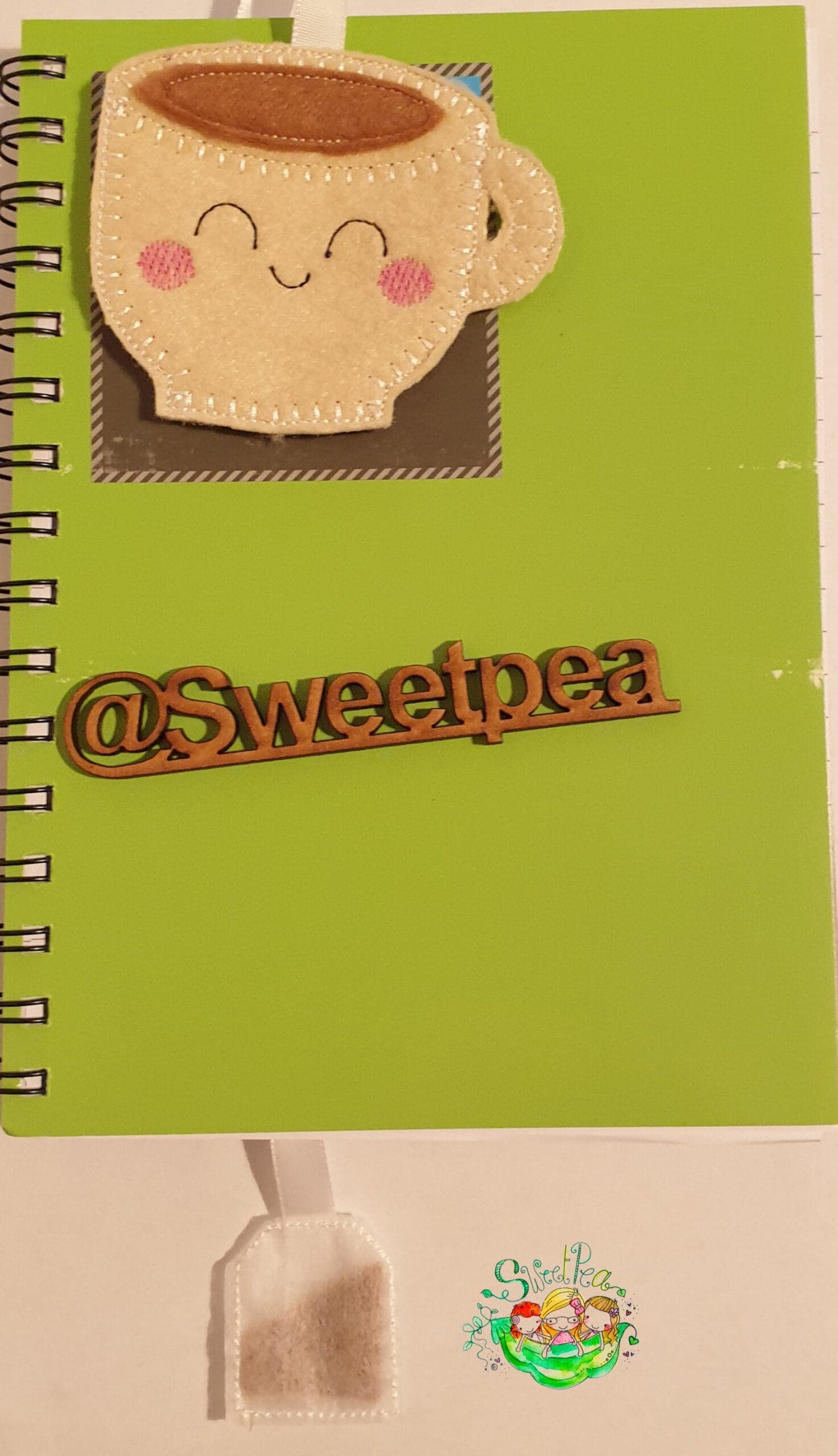 Sweetpea's Handmade Bookmark Collection - Teacup