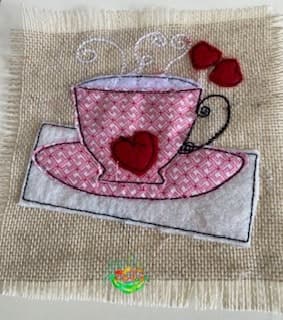 Sweetpea's Handmade Card Collection - Teacup Love