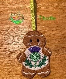 Sweetpea's Handmade Gingerbread Flower Collection - Thistle