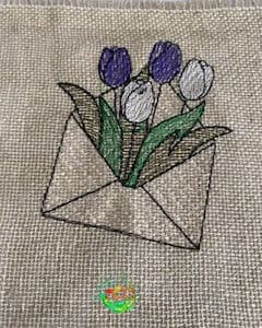 Sweetpea's Handmade Card Collection - Tulip Letter