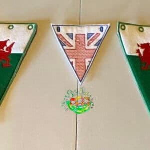 Sweetpea's Handmade Banner Collection - Welsh Dragon and Union Jack