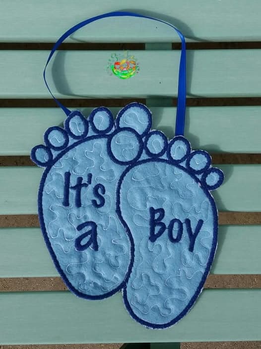Sweetpea's Handmade Hanging Decoration Collection - Baby Feet