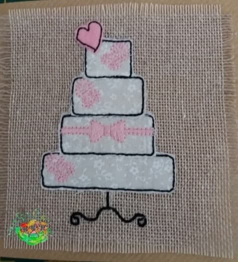Sweetpea's Handmade Card Collection - Wedding Cake
