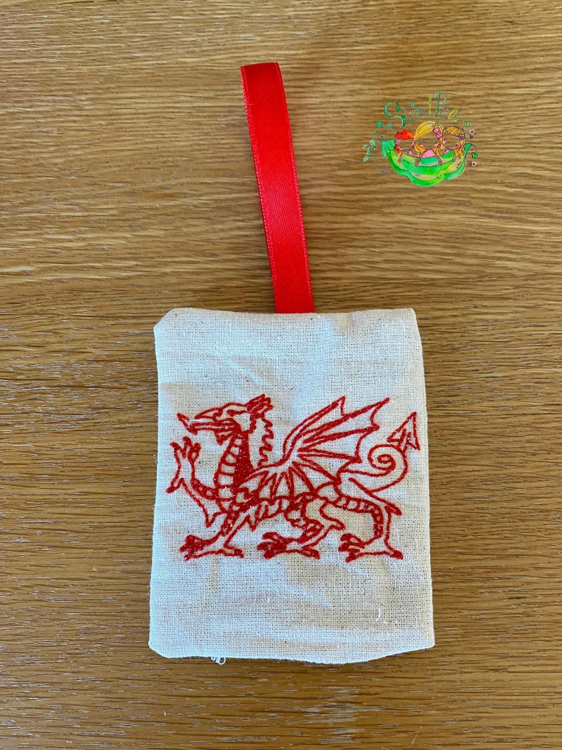 Sweetpea's Handmade Lavender Bag Collection - Welsh Dragon