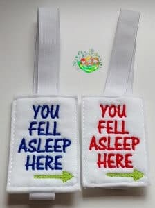 Sweetpea's Handmade Bookmark Collection - You Fell Asleep Here