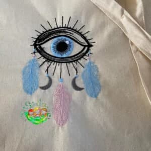 Sweetpea's Handmade Tote Bag Collection - All Seeing Eye