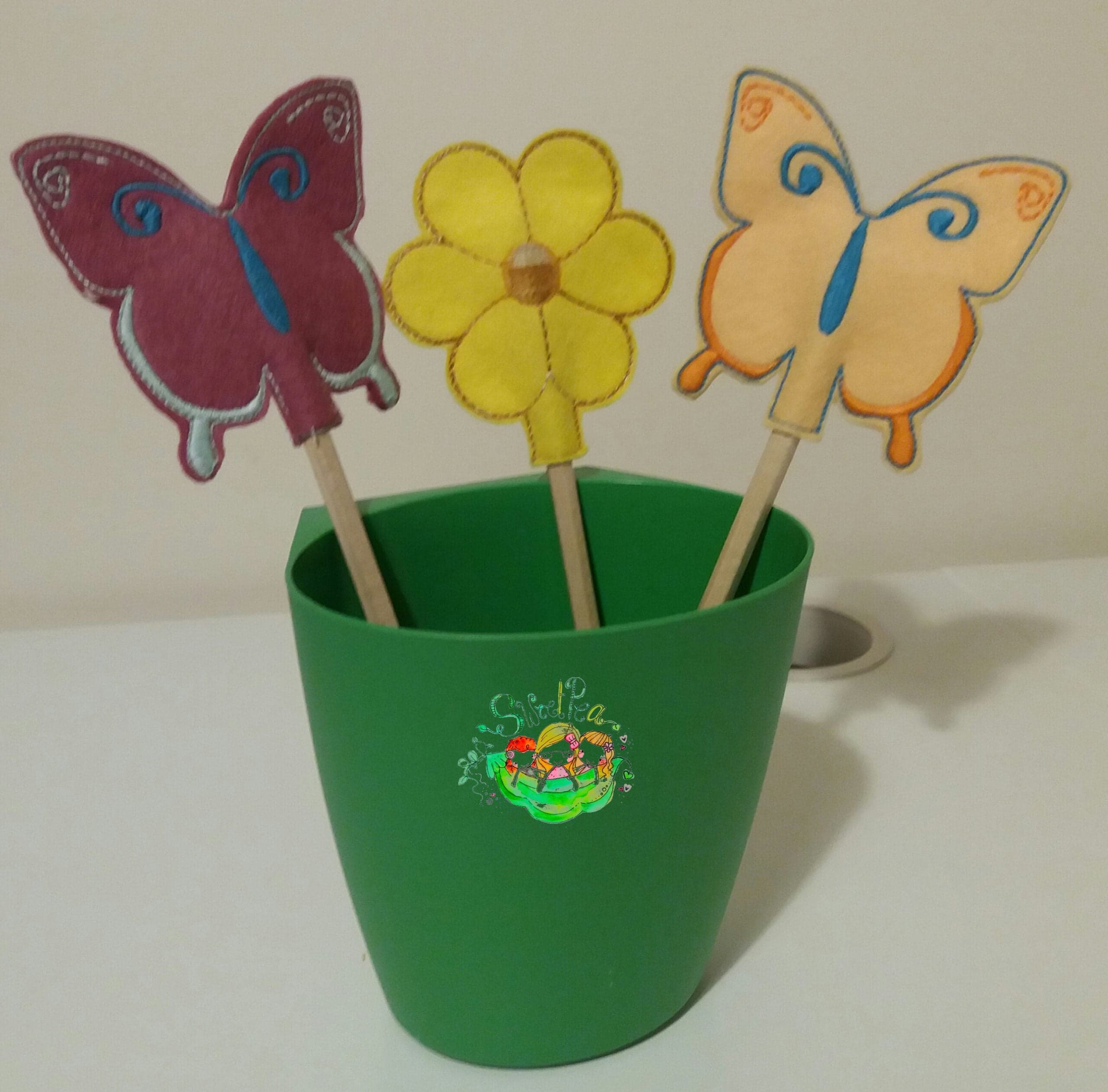 Sweetpea’s Handmade Floral Pencil Topper Collection - Flower